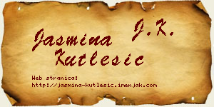 Jasmina Kutlešić vizit kartica
